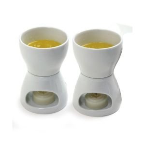 213 Porcelain Butter Warmers - Set of 2