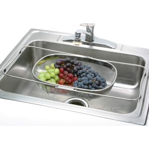 Norpro Colander Stainless Steel Expandable with Rubber Feet