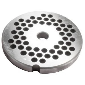 LEM #20/22 Stainless Steel Meat Grinder Plate - 1/4"