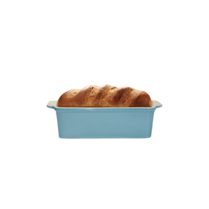 Sassafras Superstone Loaf Pan | Aquamarine Glazed
