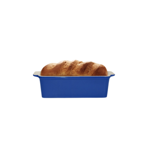 Sassafras Superstone Loaf Pan | Blue Glazed