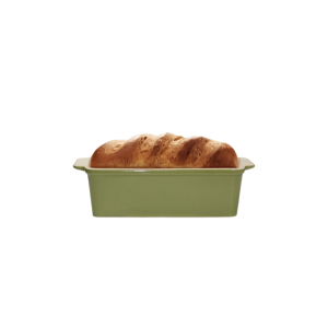 Sassafras Superstone Loaf Pan | Green Glazed