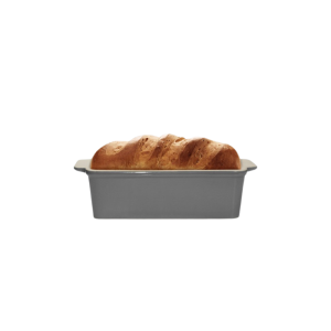 Sassafras Superstone Loaf Pan | Gray Glazed