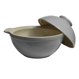 Sassafras Superstone Bread Dome | Grey Glaze
