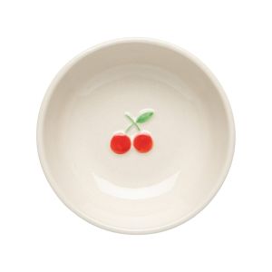 image shows Danica Jubilee Petite Motif 3oz Pinch Bowl | Cherry  against a blank, white background