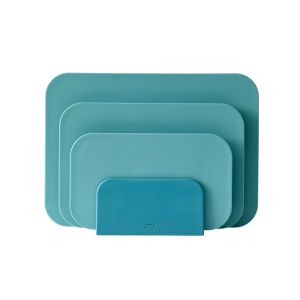 image shows Rosti 4-Piece Choptima Cutting Board Set | Nordic Green against a blank, white background