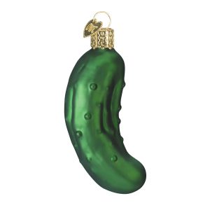 image shows Old World Christmas Ornament | Pickle against a blank, white background