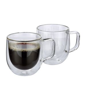 Frieling Veneto 2-Piece Coffee Glasses | Clear