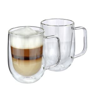 Frieling Veneto 2-Piece Latte Macchiato Glasses (10oz) | Clear