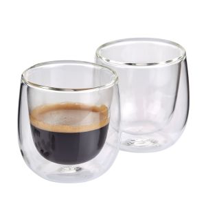 Frieling Verona 2-Piece Espresso Glasses | Clear