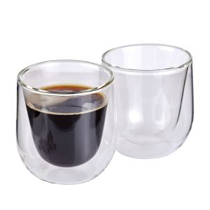 Frieling Verona 2-Piece Coffee Glasses | Clear