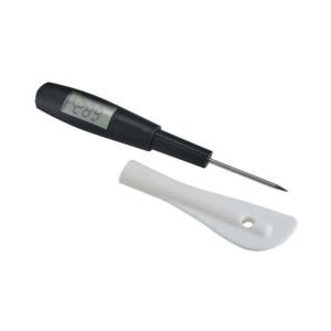 Roots & Harvest Jelly Spatula with Integrated Thermometer with spatula detached
