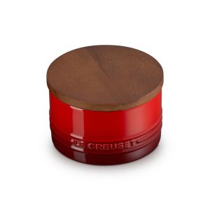 Le Creuset Signature 16oz Stoneware Canister with Wood Lid