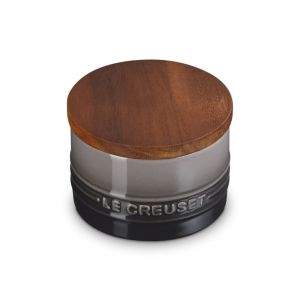 Le Creuset Signature 16oz Stoneware Canister with Wood Lid