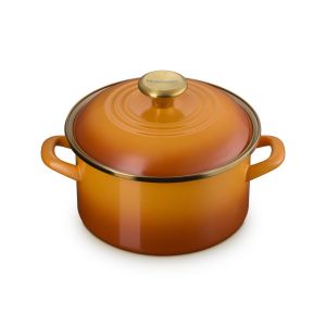 LE CREUSET マルミット18cm イエロー　USED Amazon.com: Le Creuset Stoneware Mini Round Cocotte, 8 oz