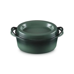  image shows Le Creuset Traditional Oval Doufeu | Artichaut against a blank, white background