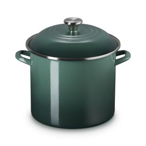  image shows Le Creuset Stockpot with Metal Finishes | Artichaut against a blank, white background