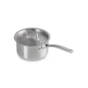 Le Creuset Essential Stainless Steel 2 Qt. Saucepan with Lid