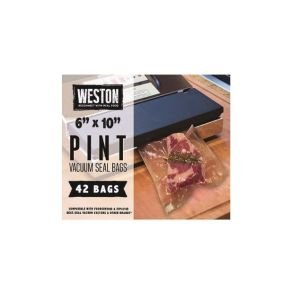 Weston 6 x 10 Vacuum Sealer Bag 100 Count 30-0106-W, Color: Clear -  JCPenney