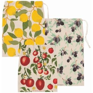 Now Designs by Danica Produce Bags (Set of 3) | Mediterranean