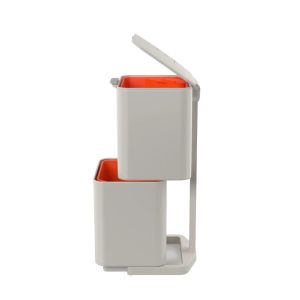 Joseph Joseph Totem Compact 40L Waste & Recycling Bin | Stone 