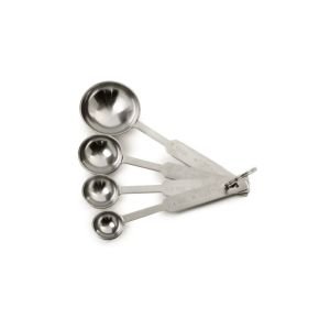 Norpro Stainless Steel Measuring Spoons | Round (Set of 4)