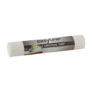 Duck Brand Easy Liner Original Grip 12" x 5' Shelf Liner | White