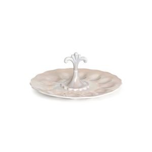 Mosser Glass Anna Egg Plate - Marble 