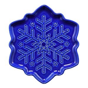Fiesta® 8" Snowflake Shaped Plate | Twilight