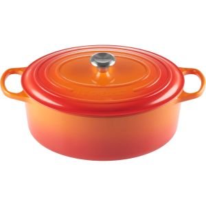 Le Creuset 9.5 Qt. Oval Signature Dutch Oven | Flame Orange