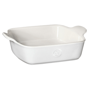 Emile Henry Square Ceramic Baking Dish - Sugar White 232023