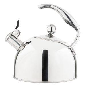 Viking 2.6 Quart Stainless Steel Whistling Kettle | Mirror Finish