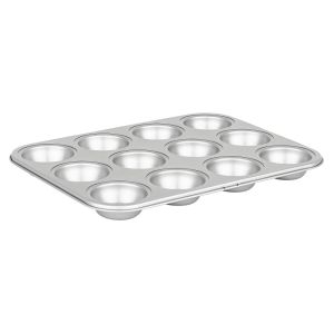 Viking Aluminized Steel Nonstick 12 Cup Muffin Pan against a plain white background