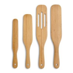 Harold Imports Kitchen Bamboo Spurtles | Set of 4