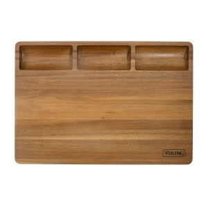 Viking Acacia 20" Reversible Butcher Block Prep and Carving Board