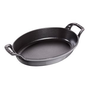 Staub 12.5" X 9" Oval Baking Dish | Graphite Grey