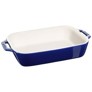 Staub 10.5" x 7.5" Rectangular Baking Dish (Dark Blue)