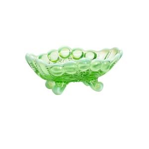 Mosser Glass Eye Winker Jam Dish - Green Opal