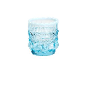 Mosser Glass Eye Winker Toothpick Holder | Aqua Opal