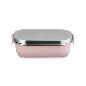 Le Creuset On The Go 30oz Stainless Steel Lunch Box | Shell Pink