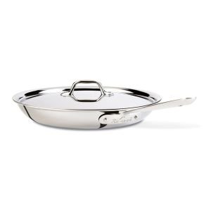 All-Clad 12.5" Stainless Steel Fry Pan & Lid