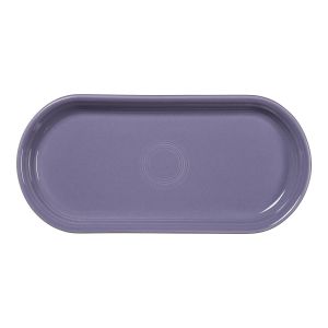  image shows Fiesta® 12inches Oblong Serving Platter | Lavender against a blank, white background