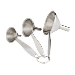 Harold Imports Stainless Steel Funnel Set