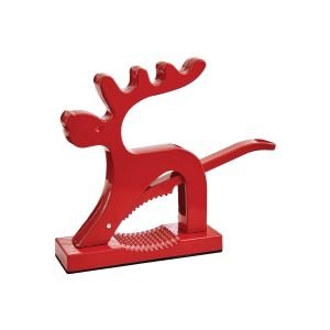 Harold Imports Red Reindeer Nutcracker (43818) lifestyle
