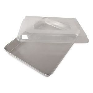 Nordic Ware Naturals High Sided Sheet Cake Pan with Lid