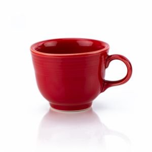 Fiesta 452326 Scarlet Red Tea Cup & Coffee Mug from the Homer Laughlin China Company