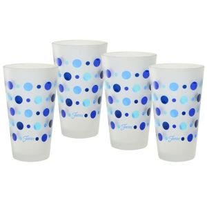 Frosted Cooler Glassware (Nightfall Dots) 