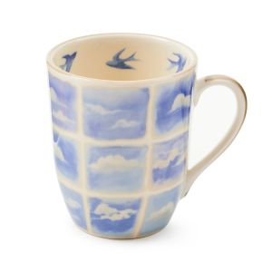 image shows MacKenzie-Childs 12oz Mug (Cloud Watching) against a blank, white background