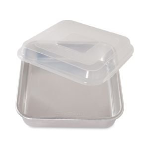 Nordic Ware Naturals 9x 9 Square Aluminum Cake Pan with Lid 45803 lifestyle