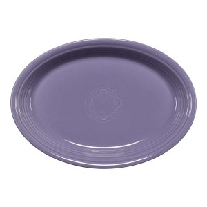 Fiesta® 13.6" Large Oval Serving Platter | Lavender against a white background